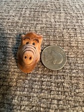 Vintage 1988 ALF Russ Flocked Lapel Pin Alien Productions TV Character picture