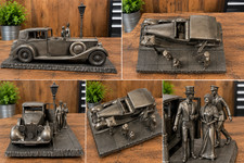 Vintage Franklin Mint 1937 Rolls Royce Phantom III Raymond Meyers Pewter Signed picture