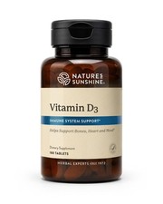 Nature's Sunshine Vitamin D3, 180 Tablets | Supports Bone Health, Contributes to picture