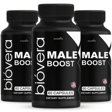 ( 3 Pack )BioVera Male Boost Capsules, Natural Biovera MaleBoost Capsules picture