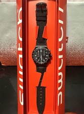 NEW🚨 Swatch Irony DESTINATION NYC YVB402 Chronograph 43mm Black Swiss Watch picture