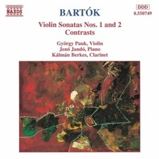 Bartok: Violin Sonatas 1 & 2 + Contrasts - Pauk & Jando – Brand New + Bonus CD picture