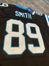 Carolina Panthers Vtg 2004 Steve Smith Reebok NFL stadium Sewn Jersey NWT SZ54 picture