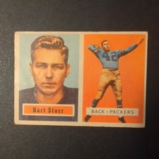 1957 Topps - Bart Starr #119 (RC) SEE PHOTOS  picture