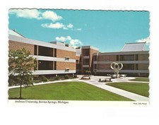 Andrews University BERRIEN Falls MI vintage postcard unposted science building picture