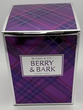 NEW Retired Bath & Body Works Slatkin & Co Berry & Bark Candle Holiday w/ Box picture