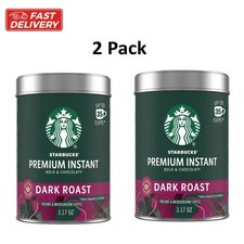 (2 Pack) Starbucks Premium Instant Coffee, Dark Roast, 100% Arabica, 3.17 Oz picture