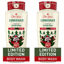 Old Spice Men's Body Wash Holiday Edition Lumbersnack 16 oz 2-Pack picture