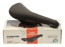Selle San Marco Concor Light Saddle Carbon Rails Black Gray Pattern NIB NOS NEW picture