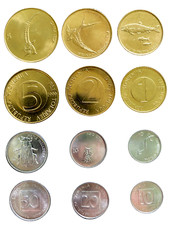 Slovenia 6 Coins Set 10, 20, 50 Stotinov & 1 ,2 ,5 Tolar UNC World Coins picture
