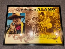 ALAMO Italian fotobusta movie poster 1 JOHN WAYNE RICHARD WIDMARK HARVEY 1961 NM picture