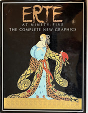 Erte at Ninety-Five : The Complete New Graphics by Erte (1987, Hardcover) 1st ed picture