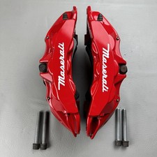 14-17 Maserati Quattroporte Brembo Front Left Right Brake Calipers Set Red OEM picture