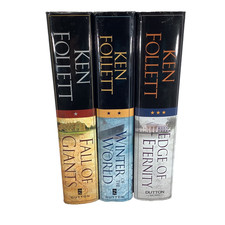 Ken Follett Century Trilogy Complete Volumes 1-3 HCDJ 1st Editions Like New picture