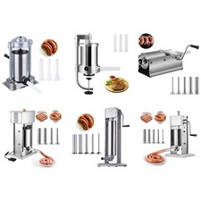 Uimoso Manual/Electric Sausage Stuffer 1.5-25 L Vertical/Horizontal for Home Use picture