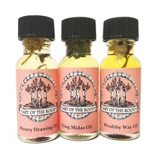 Money Oil Set Success Cash Abundance Prosperity Hoodoo Wiccan Pagan Conjure picture