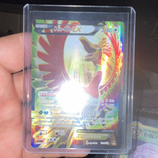 Pokemon TCG Ho-Oh EX Full Art Holo Breakpoint 121/122 English Ultra Rare picture