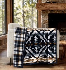 Pendleton Reversible Throw Blanket 50