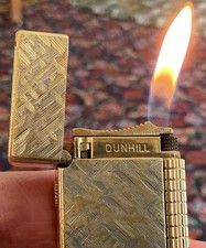 Vintage Gold Plated Dunhill 70’s Model Lighter / Overhauled In UK. picture