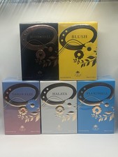 Zakat Parfums 5pc 100ml EDP Bundle: Bombshell Blush Sahar Elix Halaya Blueshell. picture