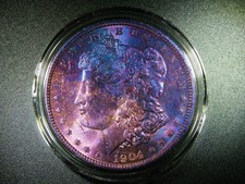 UNC. DETAIL 1904-O MORGAN DOLLAR BEAUTIFULLY TONED NICE COLLECTOR COIN-2331 picture