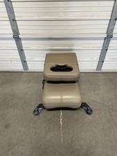 1999-2010 Ford Super Duty LEATHER JUMP SEAT TAN center console F250 F350 F450 picture