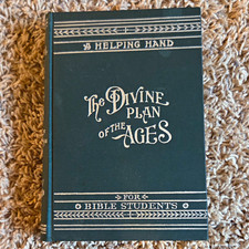 1904 Millennial Dawn Vol. I - The Divine Plan of the Ages Rare Jehovah’s Witness picture