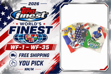 2026 Topps Finest Baseball • World's Finest WF-1–WF-35 Insert • YOU PICK • NM/M picture