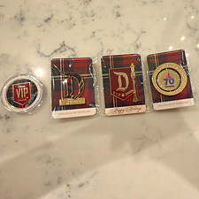Disney VIP Tours Exclusive Christmas Pin Set with Coin Disneyland/DCA 2025 picture