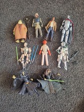 Hasbro Star Wars 9pc Mixed Lot Action Figures: Yoda, Obi-Wan, Anakin, Grievous picture