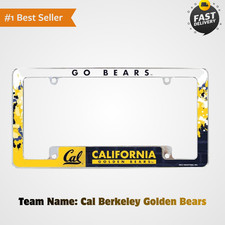 Rico Industries Cal Berkeley Chrome Plate Frame for Car/Truck/SUV (L-M Schools) picture