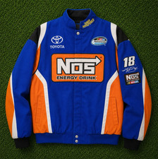 RARE Kyle Busch Chase Authentics NOS Energy Drink NASCAR Jacket XL picture