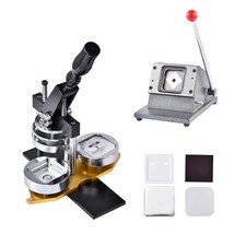 2x2in Square Fridge Magnet Maker Machine Kit w/ Paper Cutter & 100Pcs Materials picture