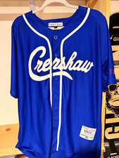 Headgear Classics Crenshaw Victory Lap Blue/White Baseball Jersey, Size L picture