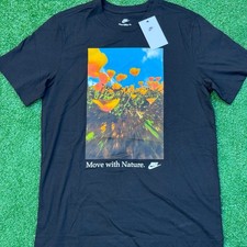 NIKE The Nike Tee Black T Shirt New With Tag “Move With Nature” picture