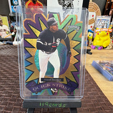 SkyBox 1998 Circa Thunder Quick Strike insert Frank Thomas White Sox #11 QS picture