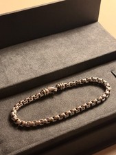 Men's David Yurman Large Box Chain Bracelet in Sterling Silver, 5mm picture