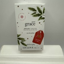 Philosophy Pure Grace Eau de Parfum 4 oz Jumbo Size New Sealed-Holiday Packaging picture