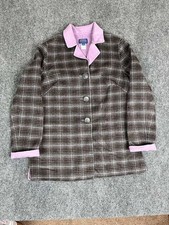 Pendleton Reversible Multicolor Plaid 3-Button Wool Jacket Size Small picture