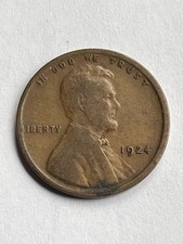 🔥 1924 P Lincoln Wheat Cent Copper Penny 1c picture