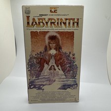 Labyrinth (Fantasy VHS, 1986) Jim Henson, David Bowie, Jennifer Connelly Embassy picture