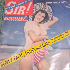 Sir Annual Winter 1954 Pin-Up Topic Illustrated Men's Magazine English picture