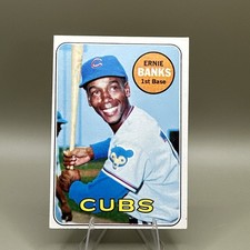 1969 Topps #20 Ernie Banks HOF. VG(sm cr) picture