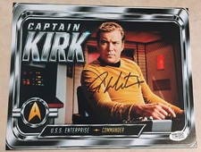 William Shatner Signed 8x10 Photo With  Prime Time Sports And Framing COA picture