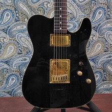 Used Schecter PT 1985 Black/Gold Telecaster picture