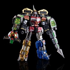 Mighty Morphin Power Rangers Dragon Caesar Megazord transformable Metal Toy Gift picture