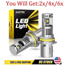 AUXITO 9004 HB1 LED Headlight Bulb High Low Beam Super Bright 40000LM 6000K 2-6X picture