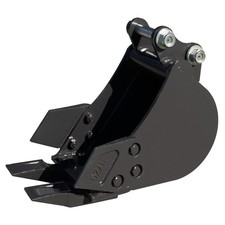 HUAYEE 200mm Narrow  Bucket Attachment Fit for 1-1.5 Ton Mini Excavator with pin picture