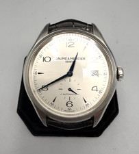 Baume & Mercier Clifton Silver Men's Watch Automatic Swiss Made *Pre-owned* picture