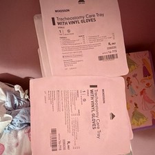 McKesson 16-715 Sterile Tracheostomy Care Tray w/ Vinyl Gloves, box 30 ct picture